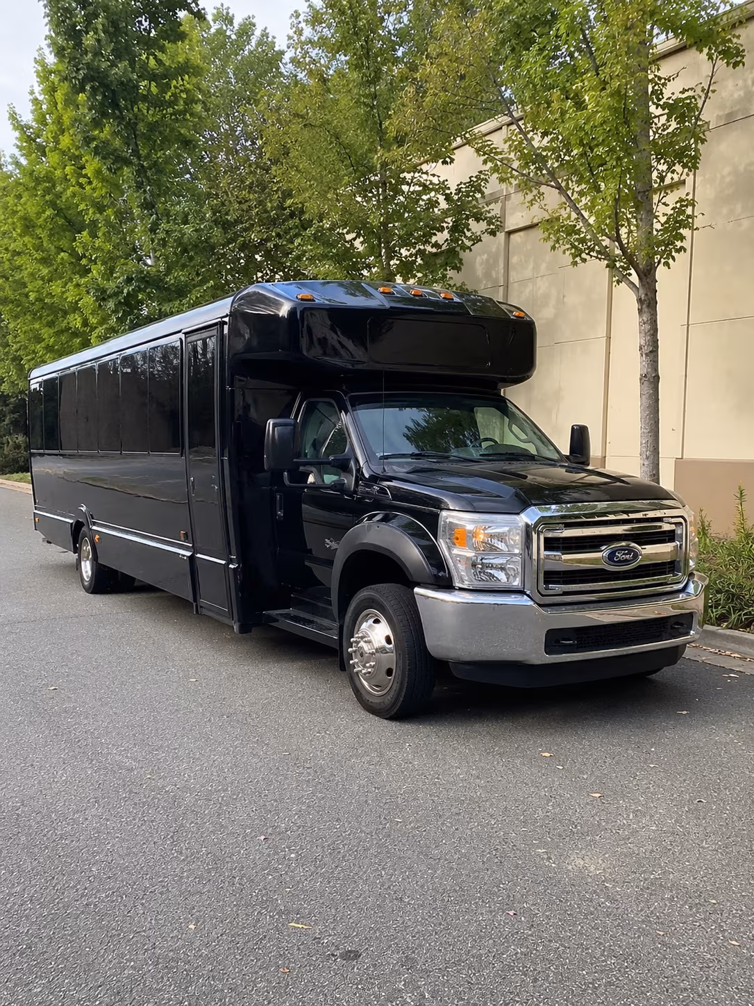 Passenger seating aboard a party bus rental serving Clovis