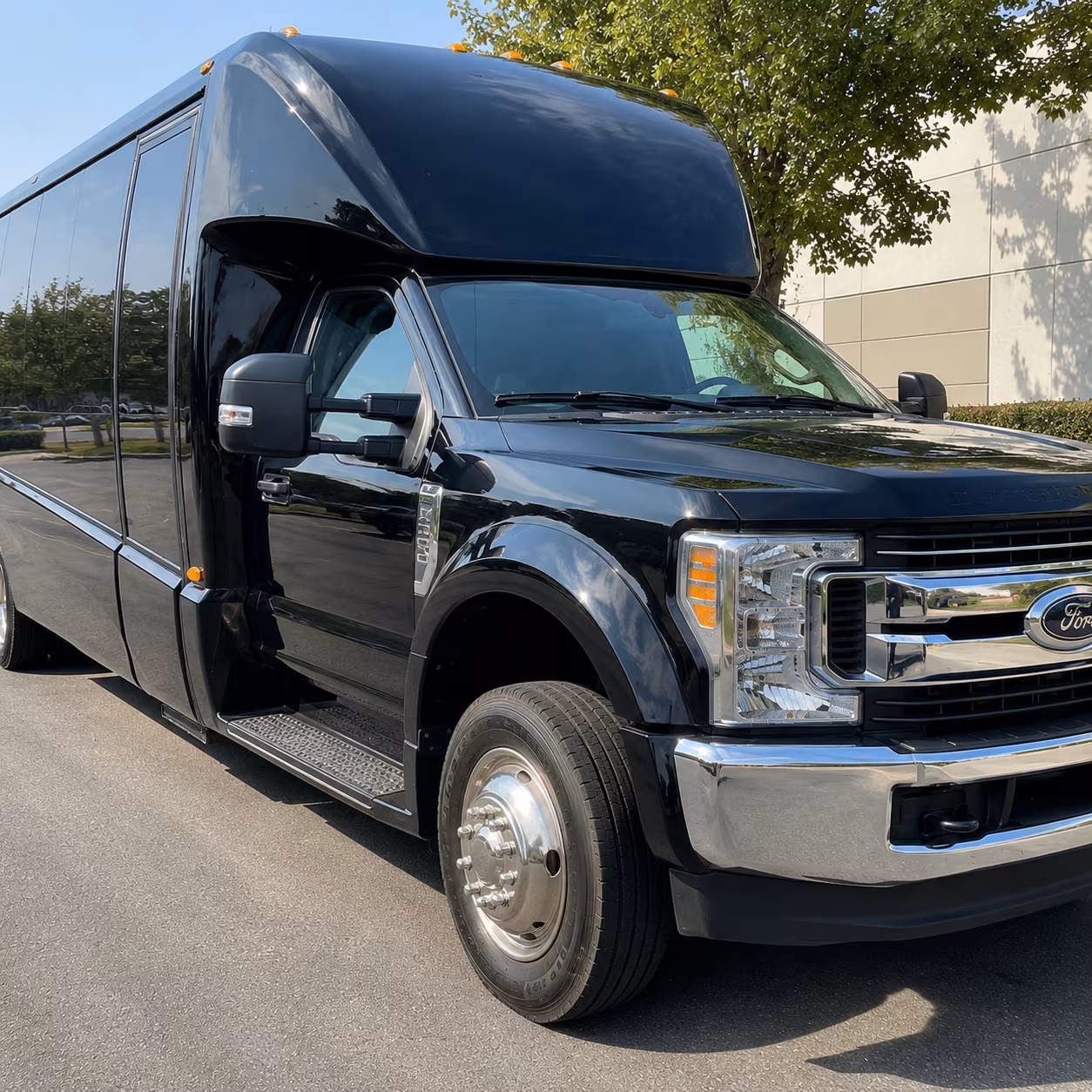 Clovis Corporate Transportation party bus interior