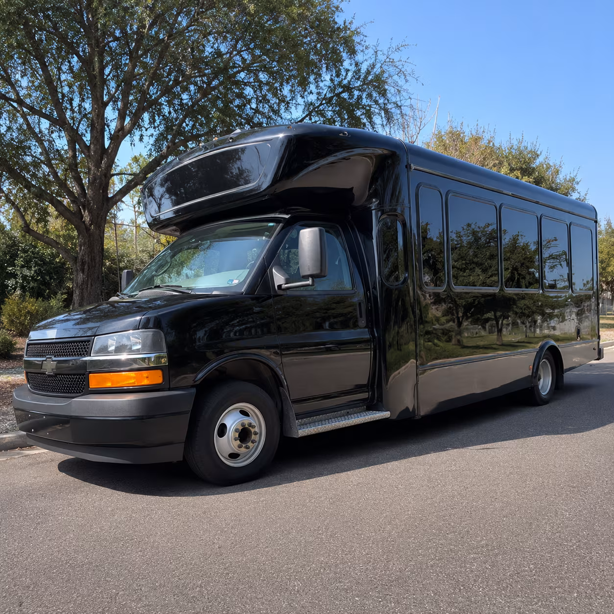 Clovis Private Event Transportation onboard seating