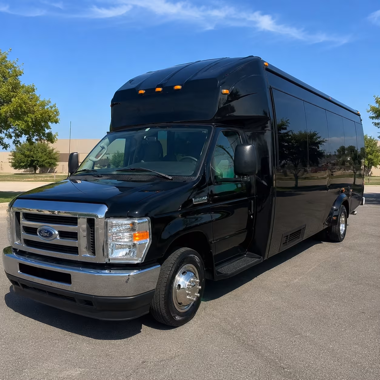 Clovis Prom & Homecoming Transportation party bus exterior
