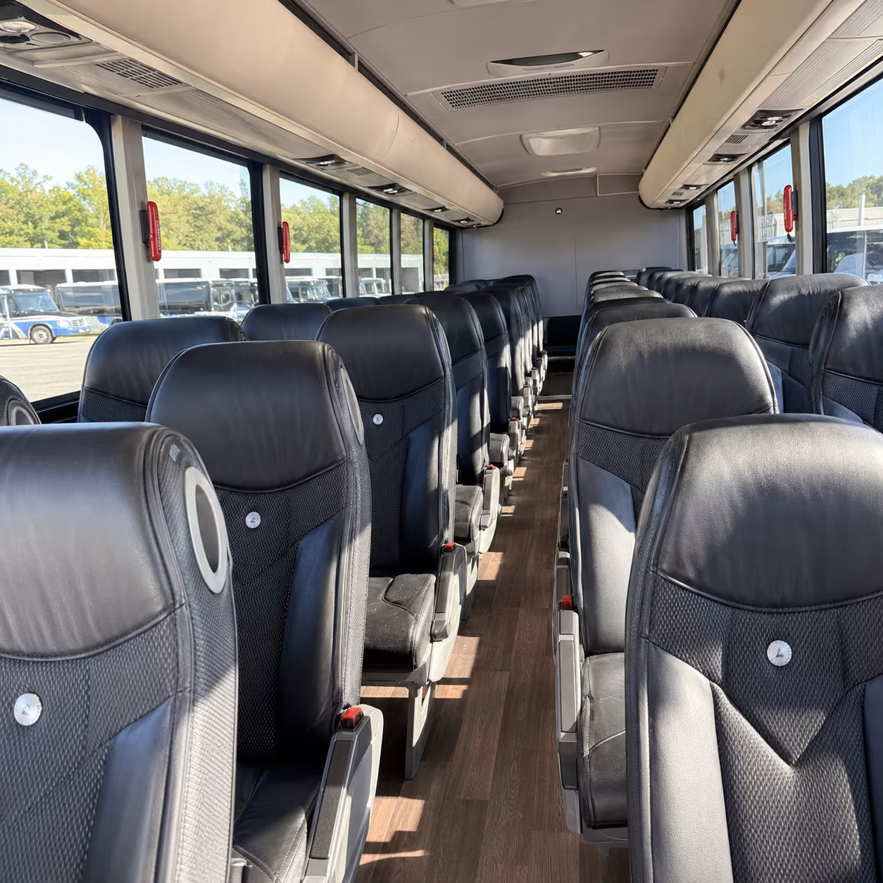 Clovis School Event Transportation onboard seating