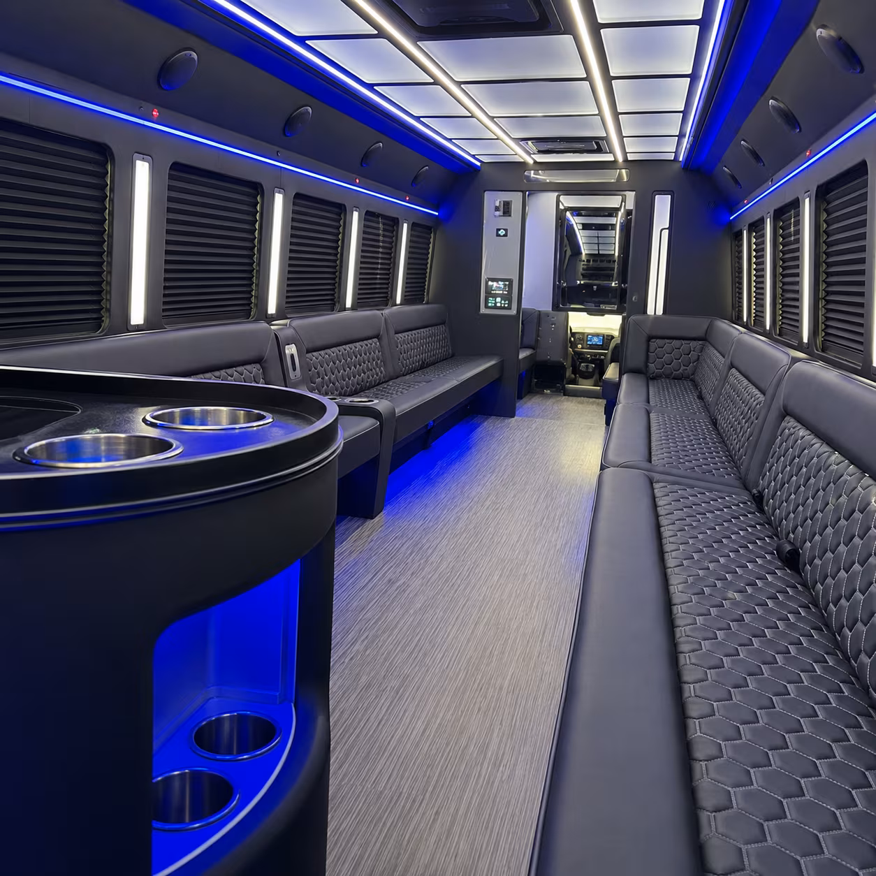 Clovis Winery Tour & Pub Crawl Transportation party bus exterior