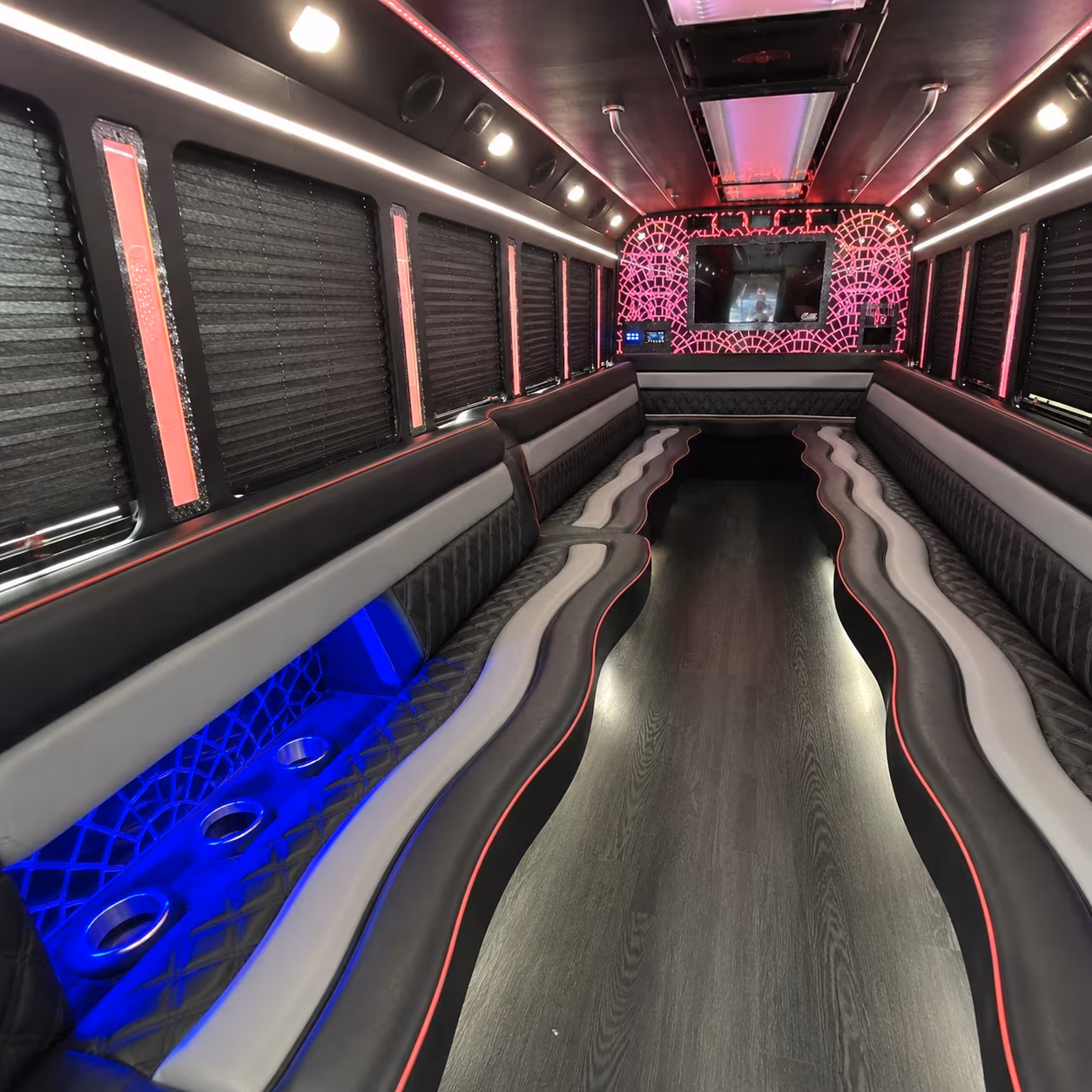 Clovis Winery Tour & Pub Crawl Transportation onboard seating