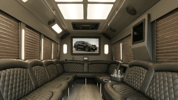 clovis 20 passenger party bus rental